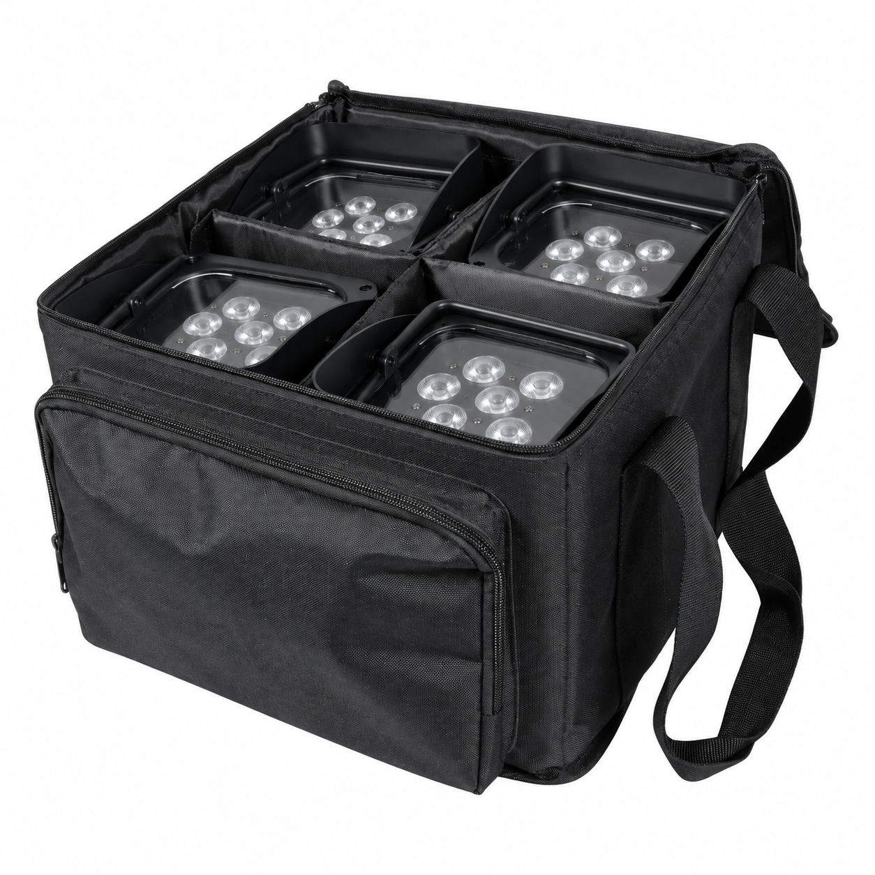 U’King uplightset – 4 × 6×18W RGBWA+UV